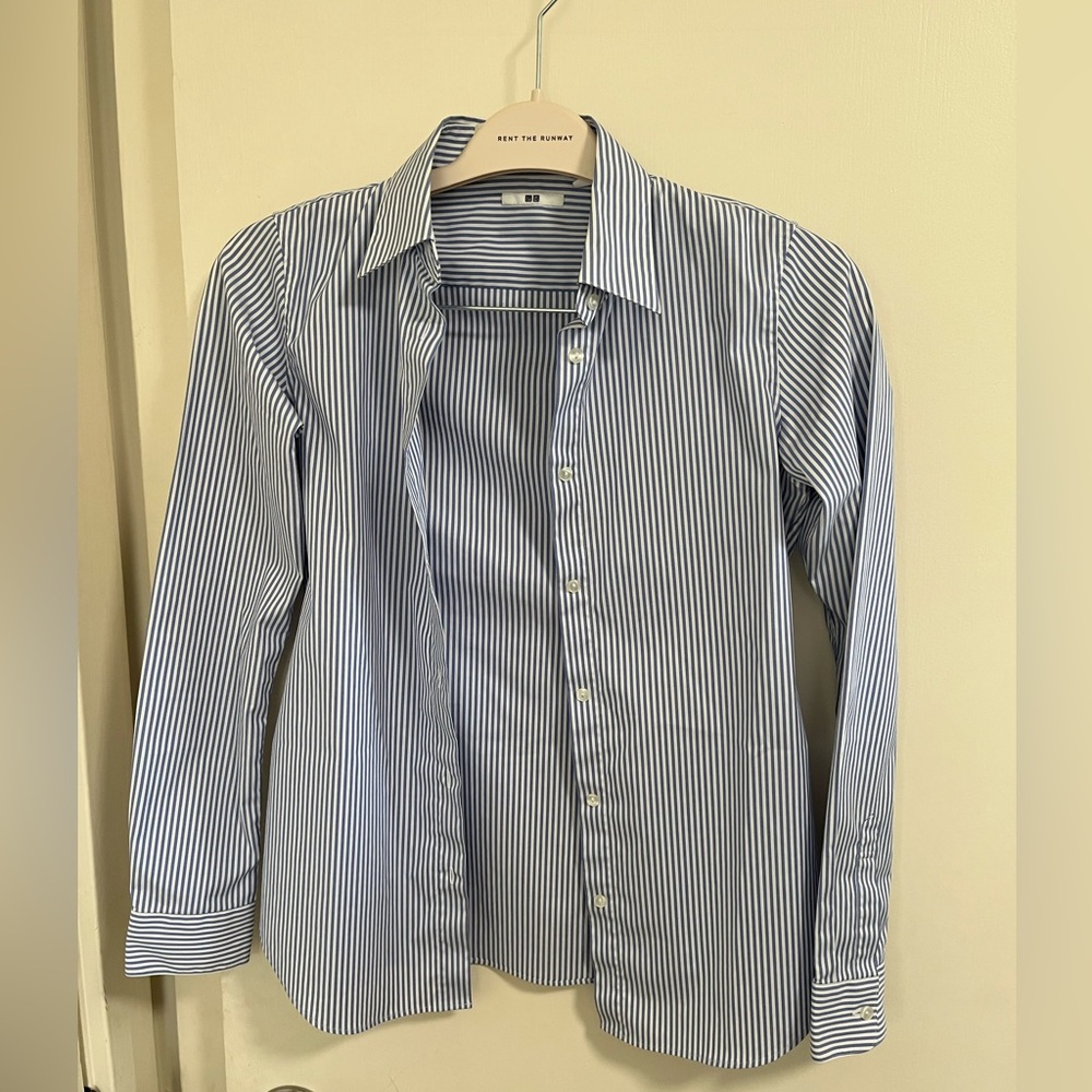 Uniqlo striped button down